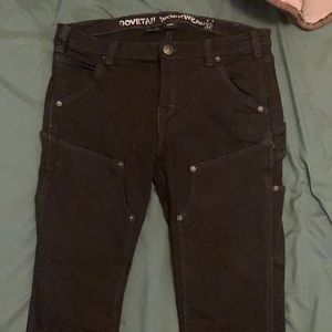 Dovetail Britt Utility black work pants (like carhartt)